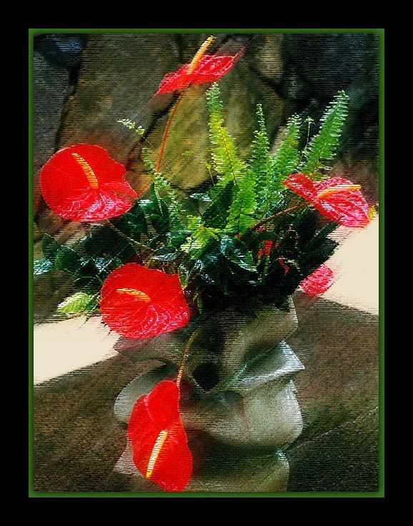 photo "Flowers for David Griffiths" tags: montage, still life, 