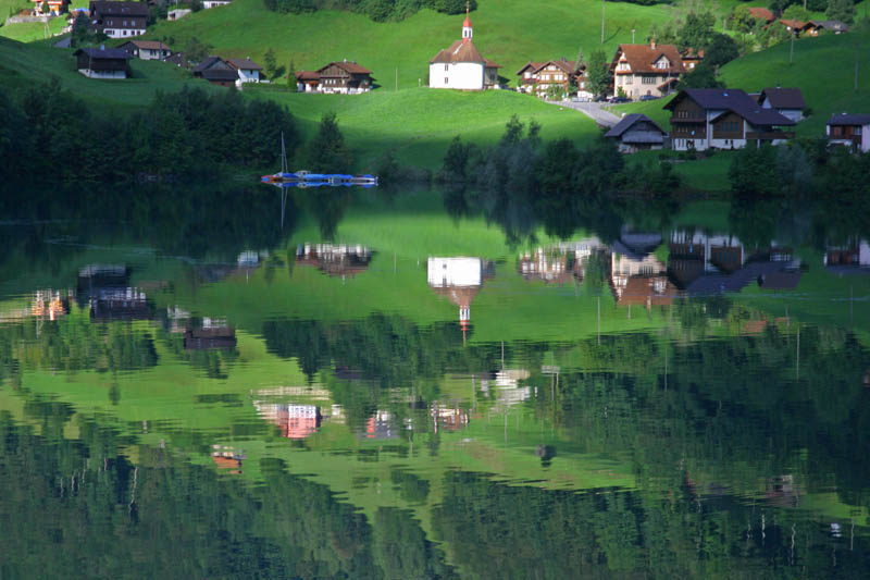 photo "Village on the lake" tags: landscape, summer, water