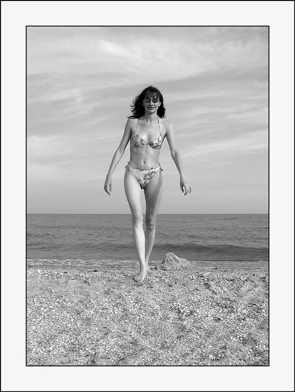 photo "Sea" tags: portrait, black&white, woman