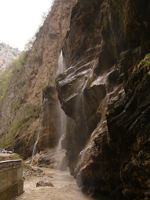 photo "Chegems waterfalls. Chegems canyon." tags: landscape, mountains, water