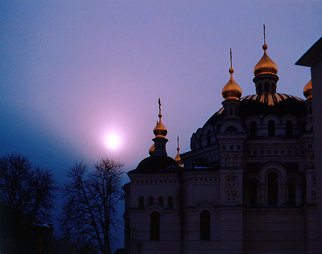 photo "the Mistery Evening" tags: architecture, landscape, sunset