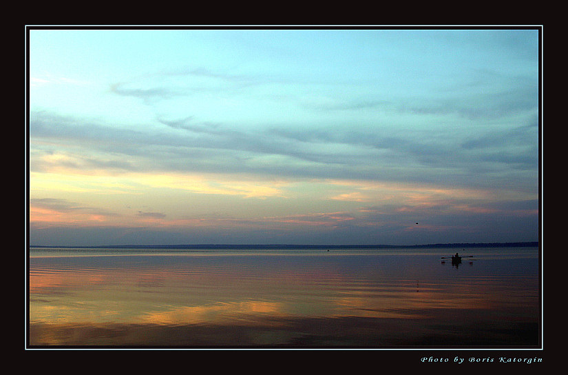 photo "Colours of summer sunset" tags: landscape, sunset, water