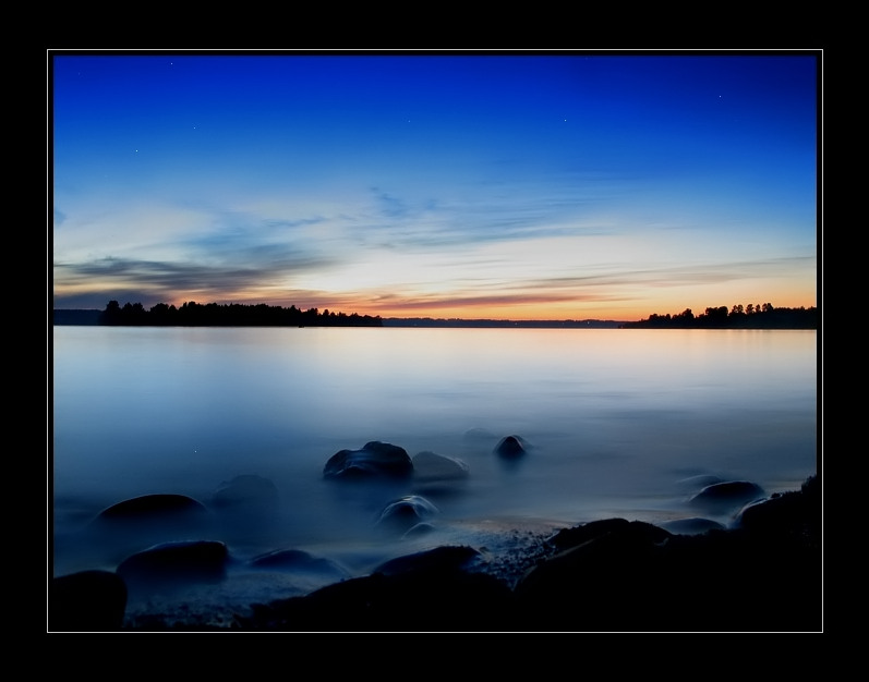 photo "The white nights of June" tags: landscape, sunset, water