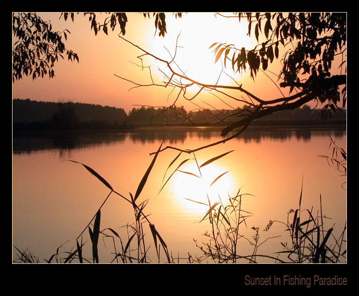 photo "Sunset in fishing paradise" tags: landscape, sunset, water