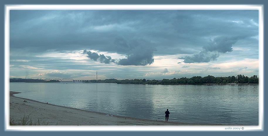 photo "The old man and river" tags: landscape, water