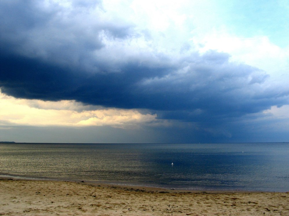 photo "sky under Sopot" tags: landscape, clouds, water