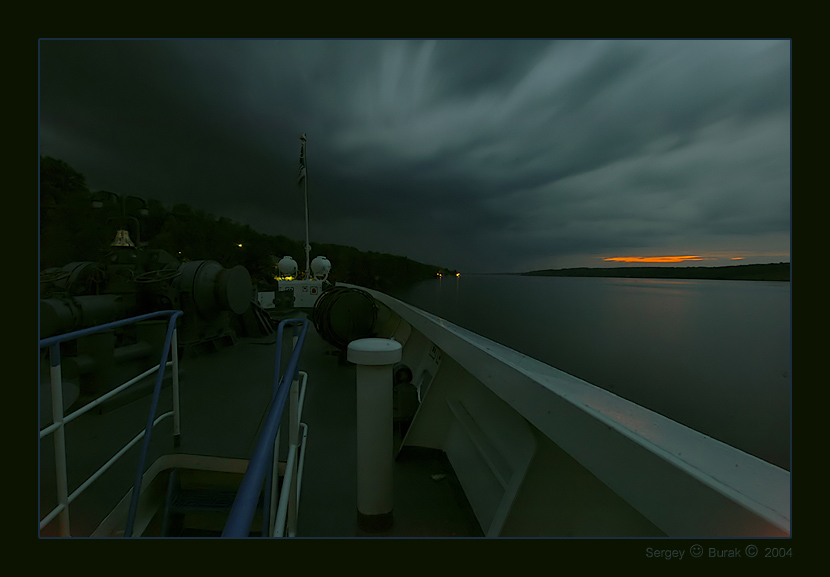 photo "Аpproaches the thunder-storm" tags: landscape, clouds, night