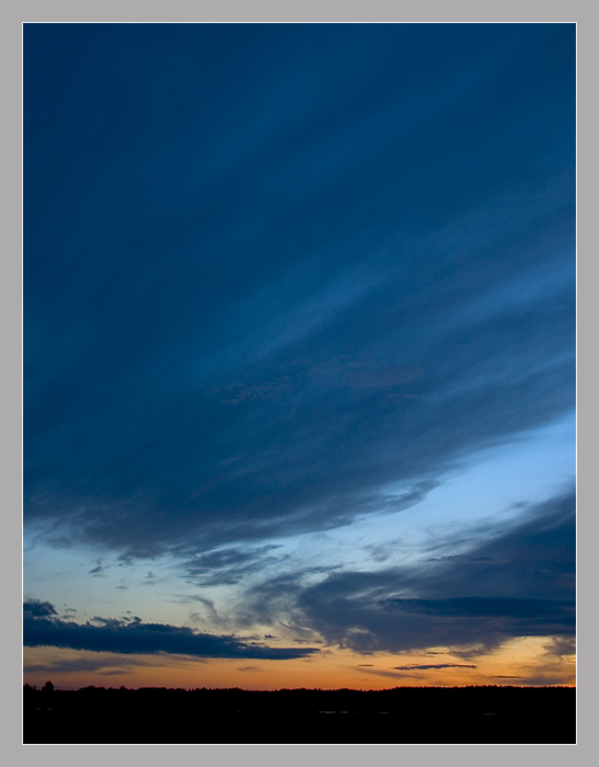 photo "Crescendo in blue" tags: landscape, montage, sunset