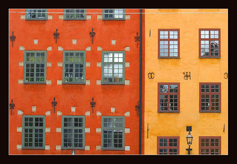 фото "Цветная графика Стокгольма." метки: архитектура, путешествия, пейзаж, Европа