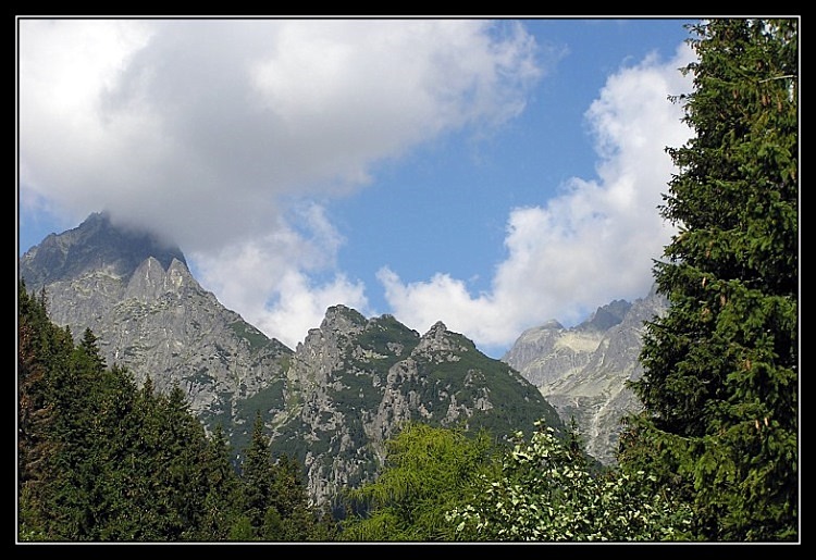 фото "Словакия - Высокие Татры" метки: пейзаж, горы, облака