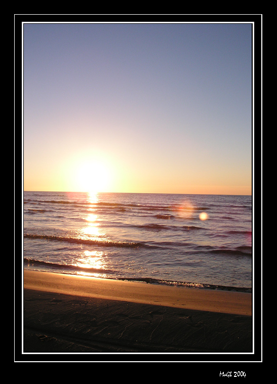 photo "Almost a decline - gulf of Finland" tags: landscape, sunset