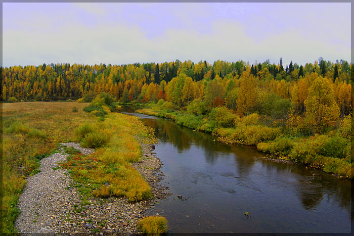 фото "Осень. Река." метки: пейзаж, вода, осень