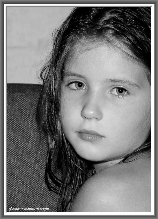 photo "Casual portrait" tags: portrait, black&white, children