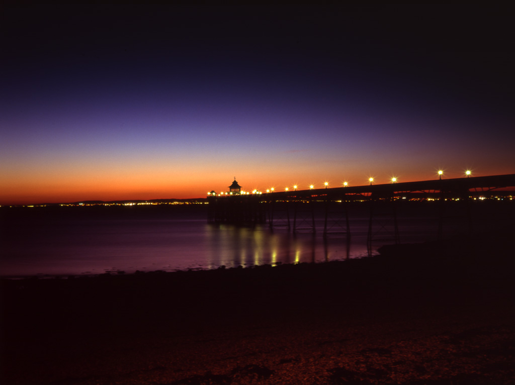 photo "Pier at Dusk" tags: landscape, sunset