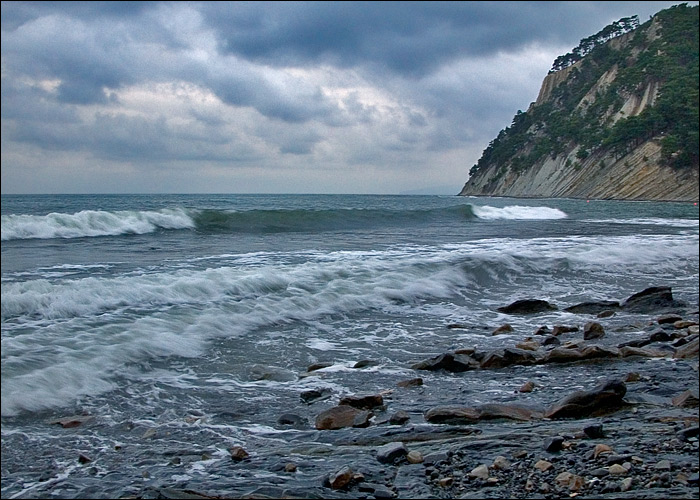 photo "Bad weather" tags: landscape, clouds, water