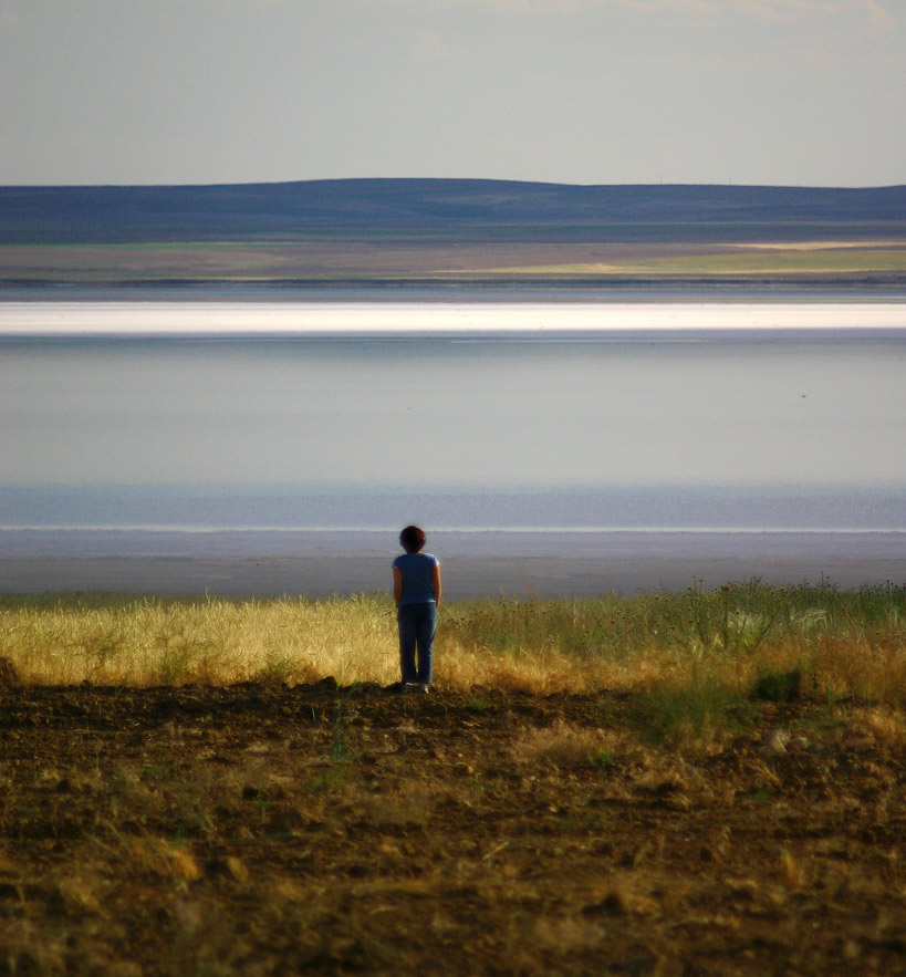 photo "coast of  the salt lake" tags: landscape, water