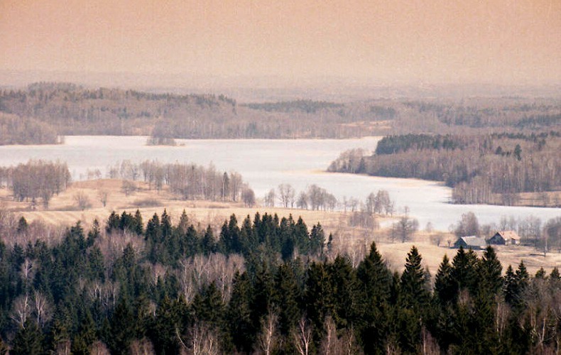 photo "Landscape with frosty lake" tags: landscape, spring