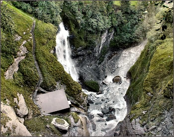 photo "Waterfall Rauchenbach - here was killed professor" tags: travel, landscape, Europe, mountains