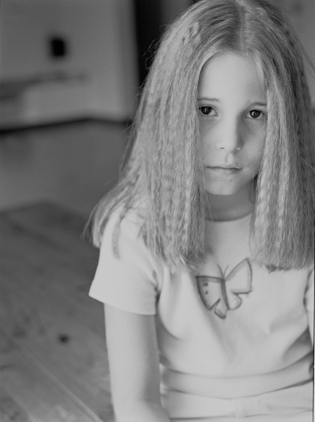 photo "Morgan at 8" tags: black&white, portrait, children