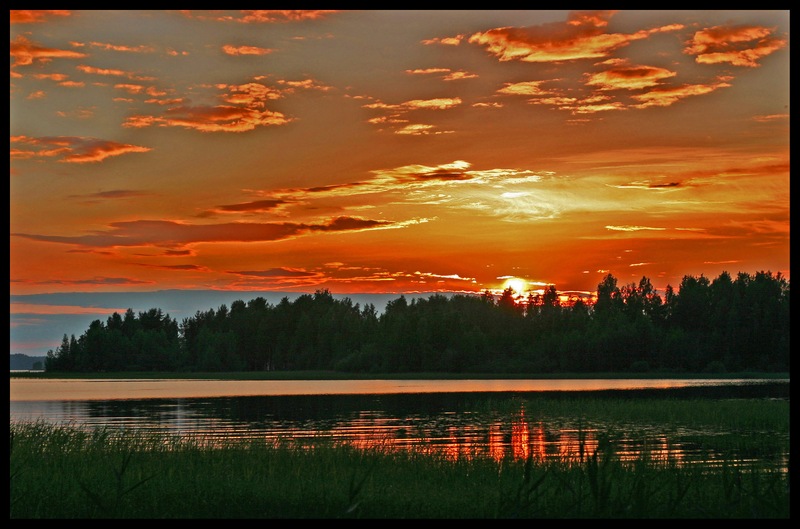 photo "Sunset glow" tags: landscape, sunset