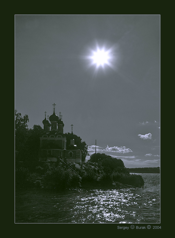 photo "The midday sun" tags: landscape, black&white, 