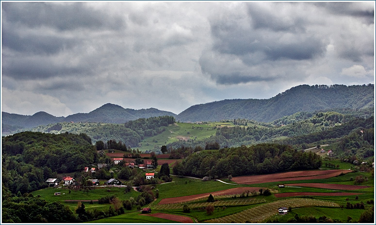 photo "Landscape with clouds" tags: landscape, summer