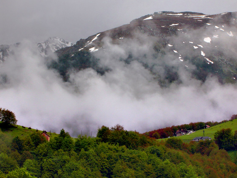 photo "There, where clouds are born." tags: landscape, clouds, mountains