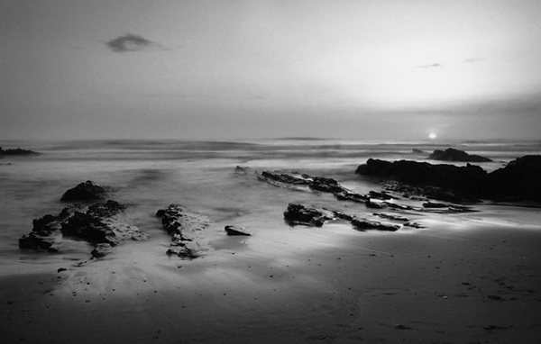 photo "BW sunset" tags: misc., 