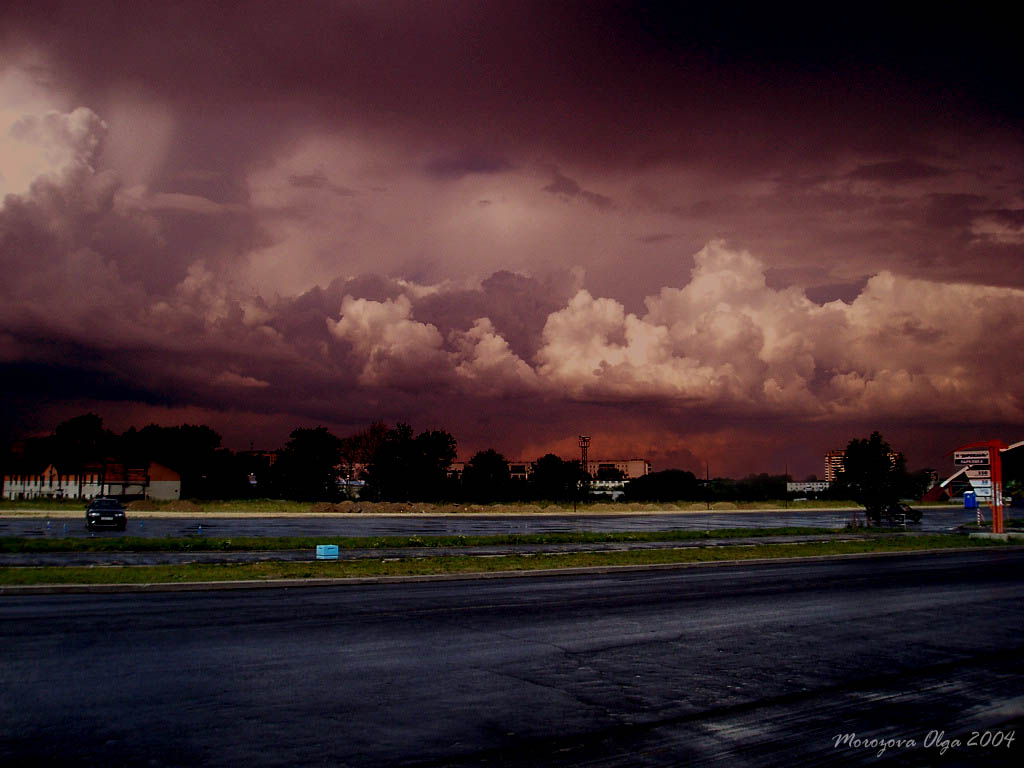 photo "в ожидании бури" tags: landscape, clouds, summer