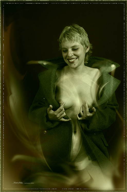 photo "overcoat... "shanel"...(from a series "photoArt")" tags: nude, digital art, 