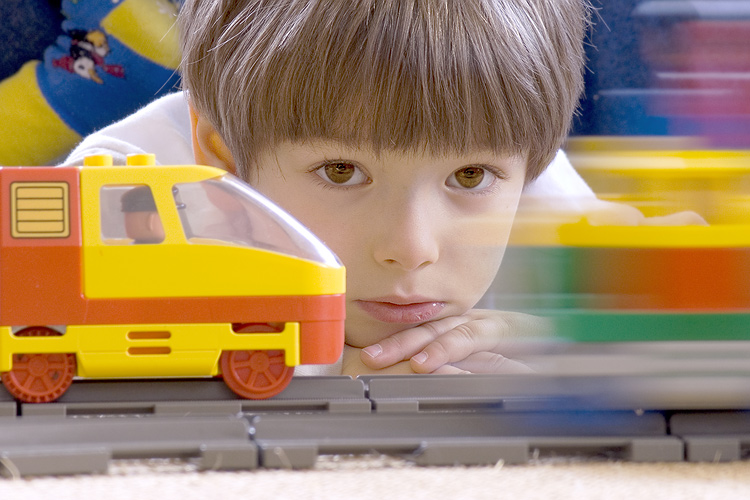 photo "Trainspotter" tags: portrait, genre, children