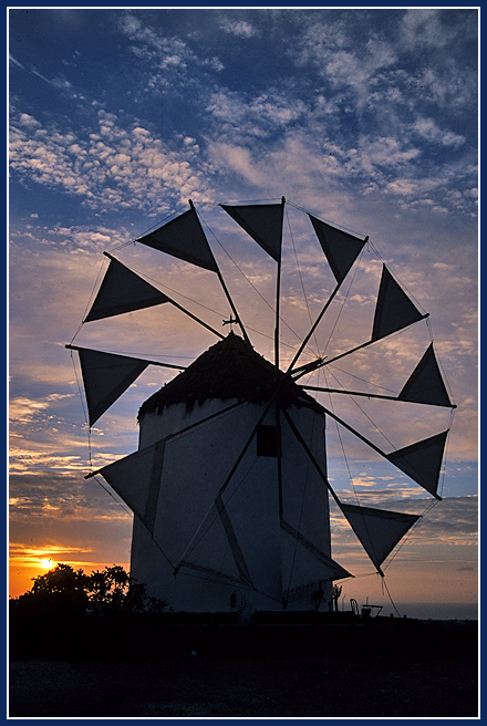photo "Windmill" tags: landscape, sunset