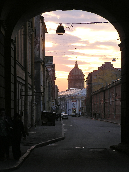 photo "The Kazan cathedral at years night" tags: architecture, landscape, sunset