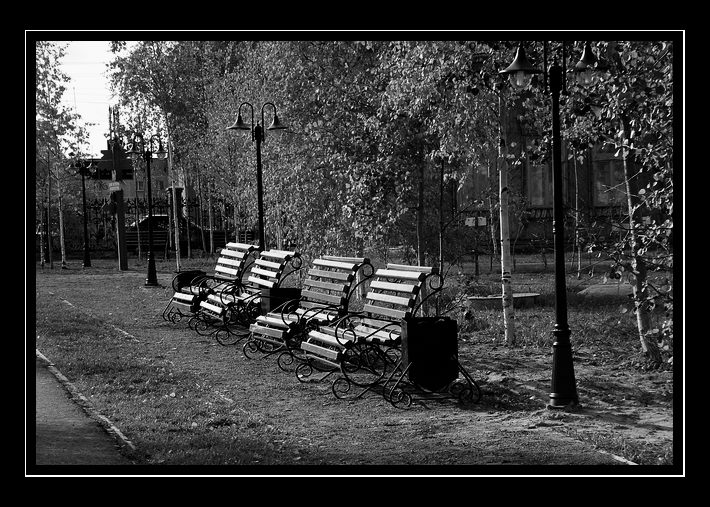 фото "Старый Сургут..." метки: черно-белые, архитектура, пейзаж, 
