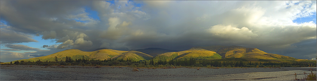 фото "Панорама Урала" метки: пейзаж, горы, облака