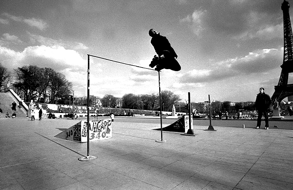 фото "Roller in Paris" метки: черно-белые, репортаж, 