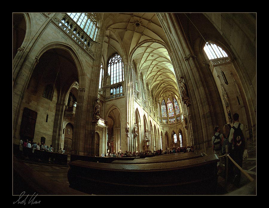 photo "Under high vaults. Prague. Etude #11" tags: architecture, travel, landscape, Europe