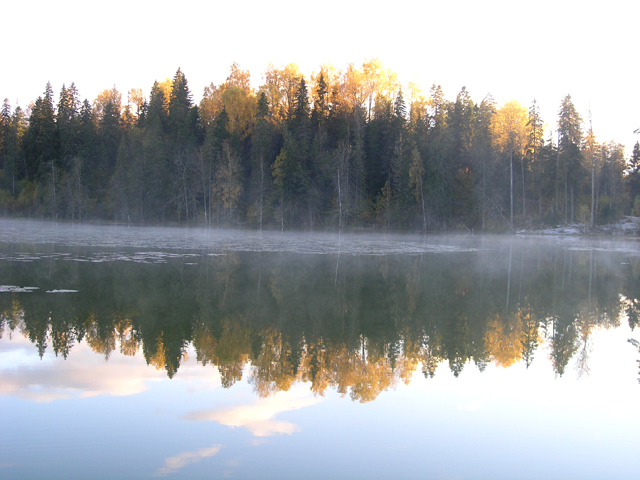 photo "Cold October day" tags: landscape, autumn, water
