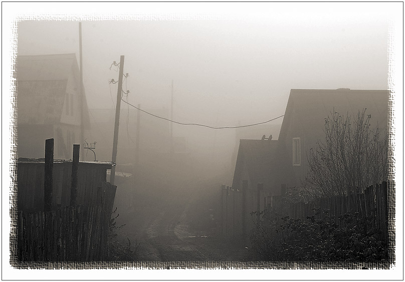 фото "Утром..." метки: пейзаж, черно-белые, 