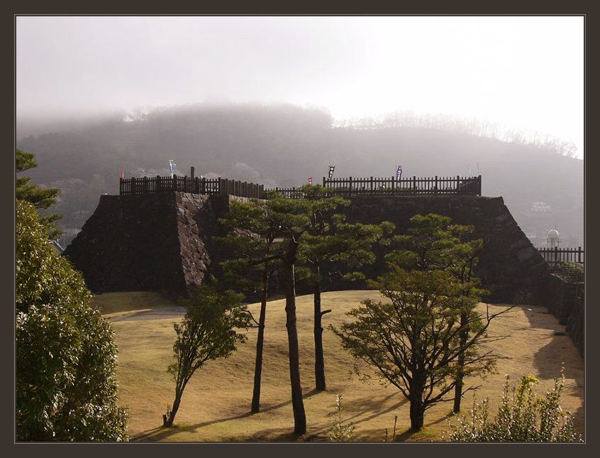 фото "morning in japanese castle" метки: путешествия, Азия