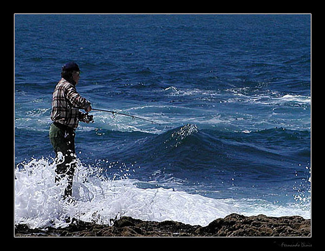 photo "Fishing waves" tags: landscape, genre, water