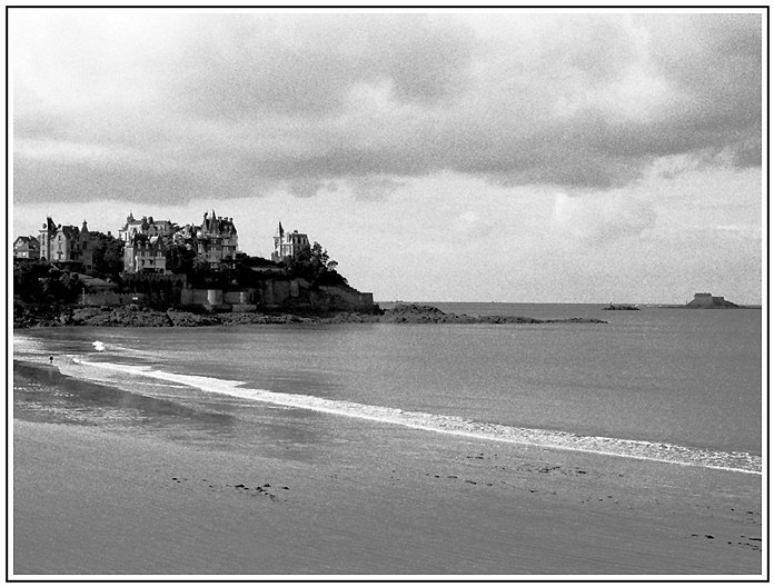 фото "French beach" метки: черно-белые, 