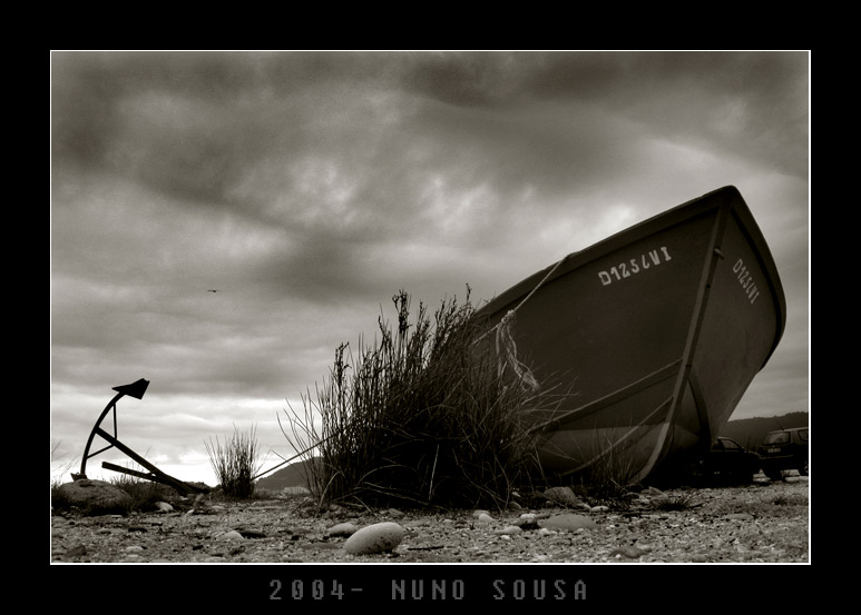 photo "the old boat" tags: black&white, 