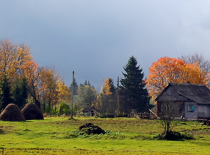 photo "Autumn in village" tags: landscape, autumn