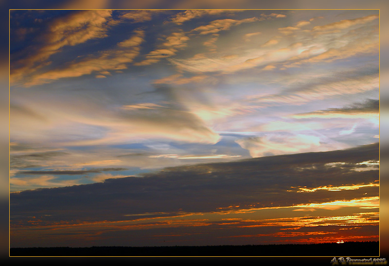 photo "Violence of paints." tags: landscape, clouds, sunset