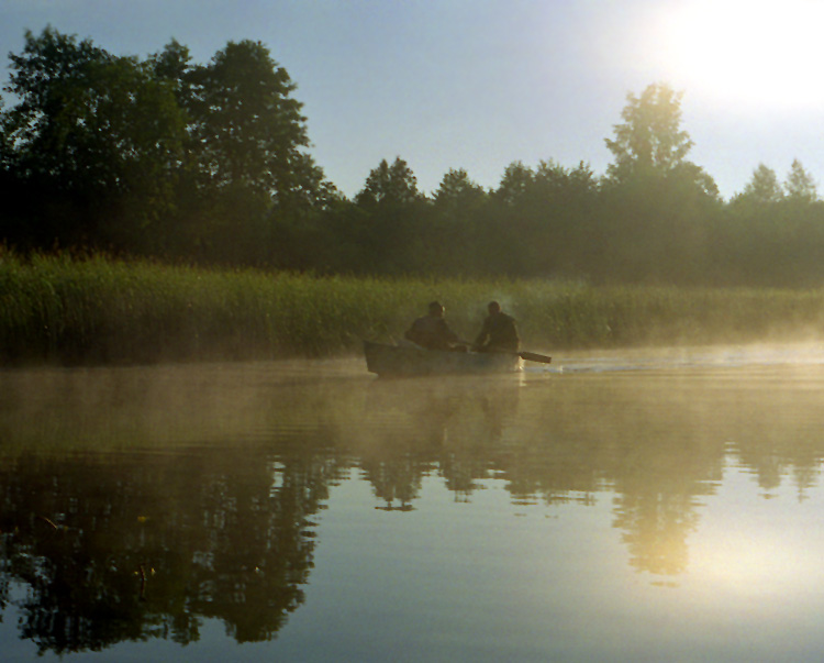 photo "Fisherman come back" tags: landscape, sunset