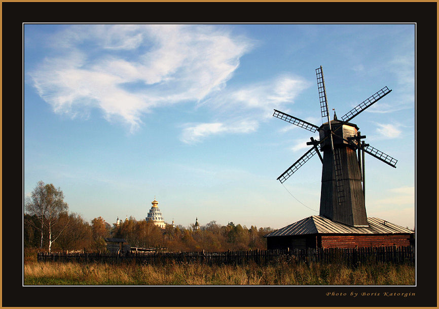 photo "Etude of New Jerusalem" tags: architecture, landscape, autumn