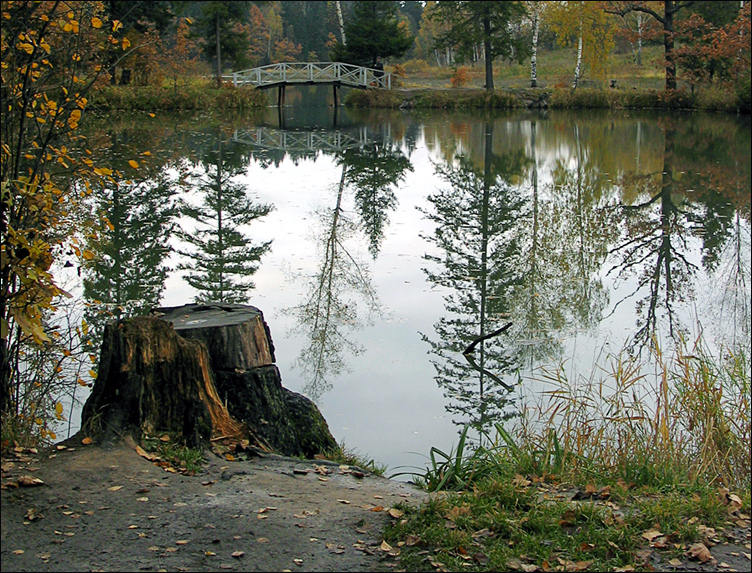 photo "Small Bridge" tags: landscape, autumn, water