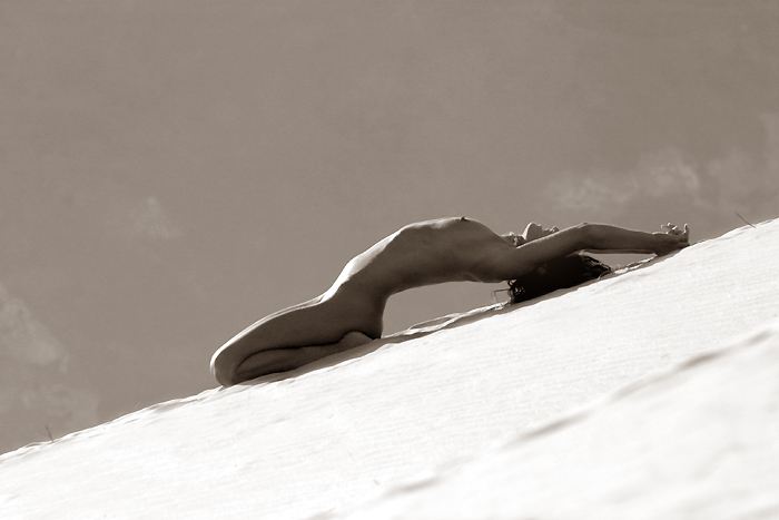 photo "dune" tags: nude, black&white, 