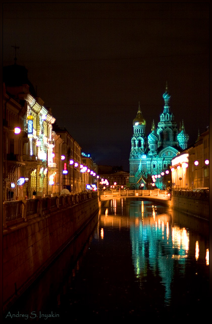 фото "Ночной Петербург" метки: архитектура, пейзаж, 